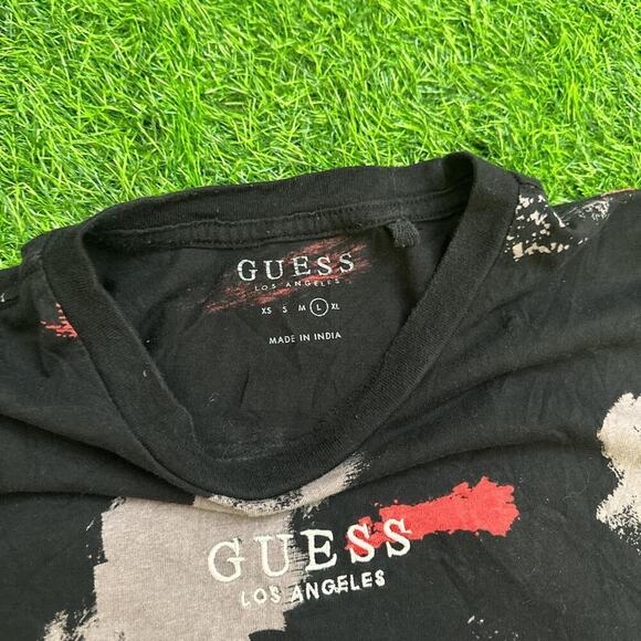 Guess Los Angeles Patterned Multi-Color Graphic Tee - Picture 3 of 4